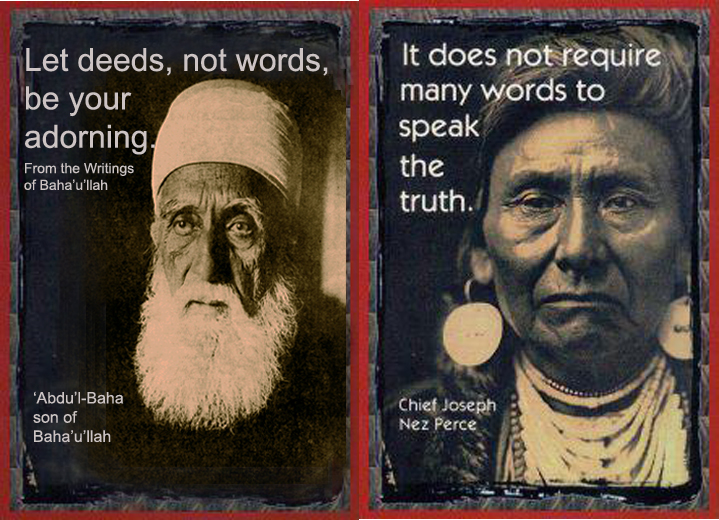 Chief Josept was a Baha'i